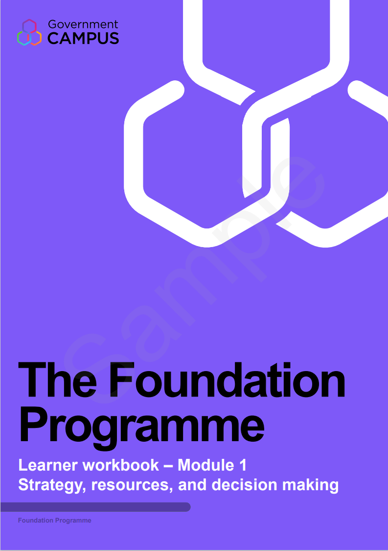 Management Foundation programme Government Campus